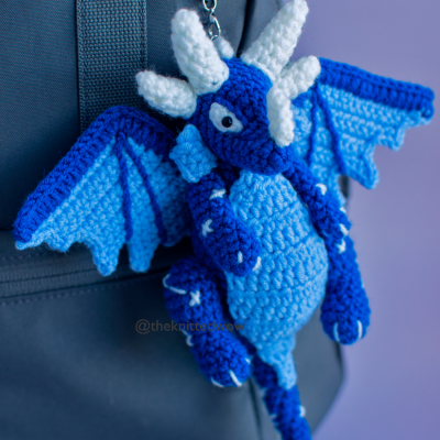 Magical Blue Dragon Keychain 