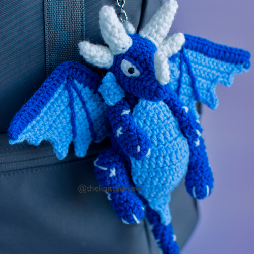 Magical Blue Dragon Keychain (Available for purchase!)