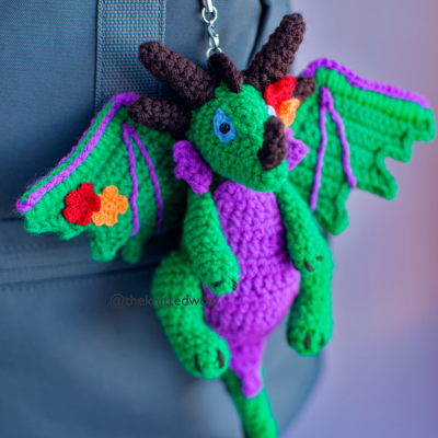 Dragon of the Emerald Dream Keychain